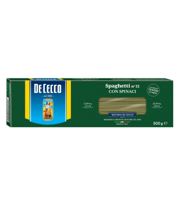 Spaghetti Con Espinaca De Cecco 500 Gr.