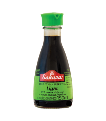 Salsa De Soja Premium Bajo Sodio Sakura 150 Ml.