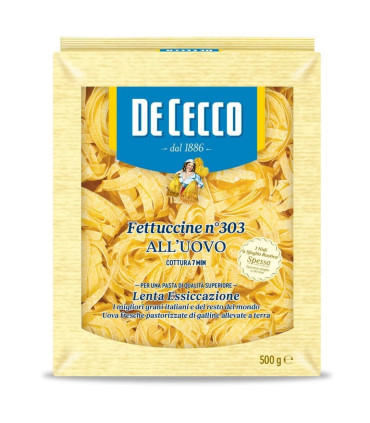 Fettuccine Al Huevo De Cecco 500 Gr.