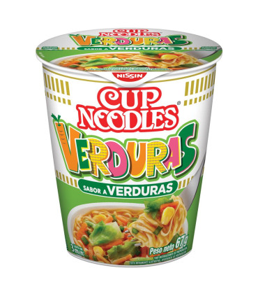 Cup Noodles Nissin Verdura 65 Gr.