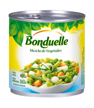 Mezcla De Vegetales Bonduelle 400 Gr.