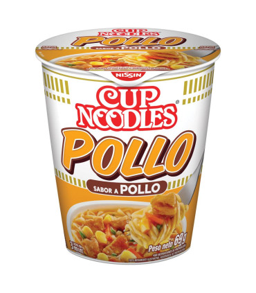Cup Noodles Nissin Pollo 71 Gr.