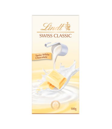 Chocolate Lindt Swiss Classic Tableta White 100 Gr.