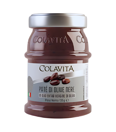 Pasta De Aceitunas Negras Colavita 135 Gr.