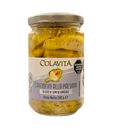 Alcauciles En Mitades Carciofini Alla Paesana Colavita 280 Gr.