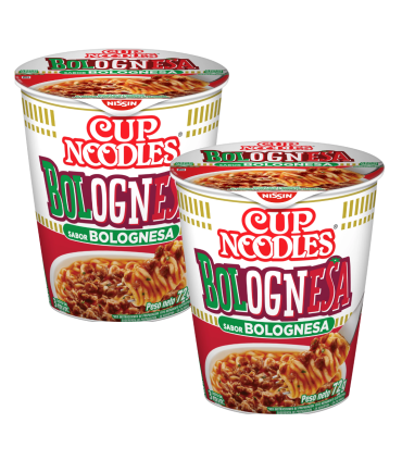 Cup Noodles Nissin Bolognesa 72 Gr. Pack X2
