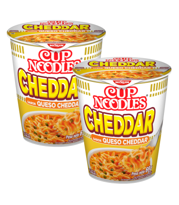 Cup Noodles Nissin Cheddar 69 Gr. Pack X2
