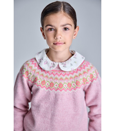 Sweater Niñas Cheeky Tej Jacquard 4 12