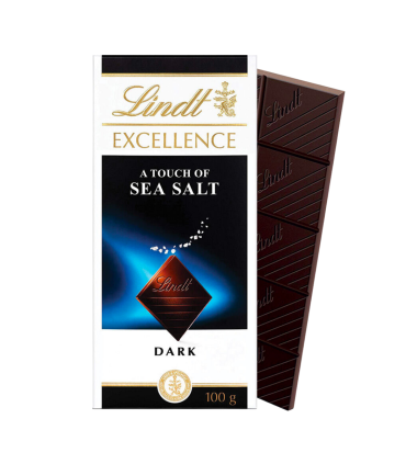 Chocolate Lindt Excellence Tableta Sea Salt 100 Gr.