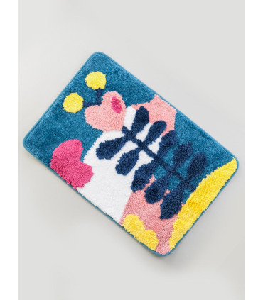 Alfombra Baño Floral
