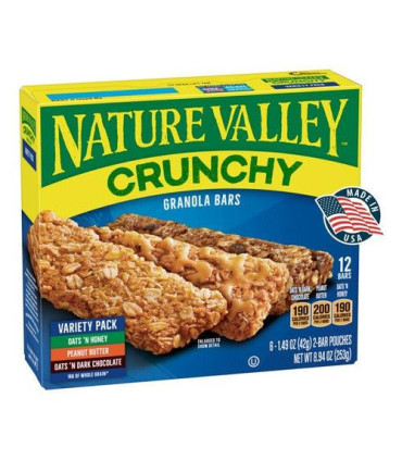 Barras De Cereal Variety Pack Nature Valley 42 Gr. X6