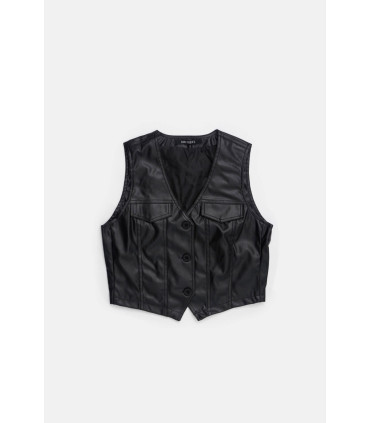 Campera Mujer Como Quieres Chaleco Pu Misty S L