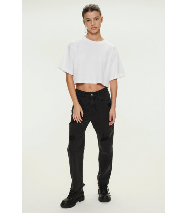 Pantalon Mujer Como Quieres Jean Straight Crop Doha 22 34.