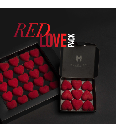 Red Love Bombones De Chocolate Belga + Mini Box Chocolate Belga