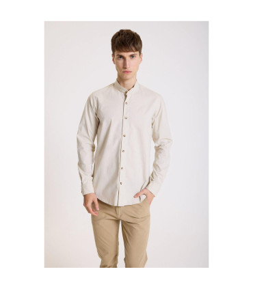Camisa Slim Washed Mao