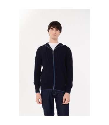 Sweater Waffle Zip