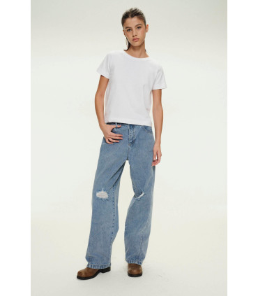 Pantalon Mujer Como Quieres Jean Barrel Tokio 24 36