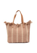 Bolso Malia Beige Rayado