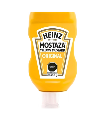 Mostaza Yellow Mustard Heinz 396 Gr.