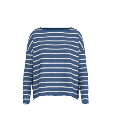 Remera Knits Blue - White - Margot Long Sleeve