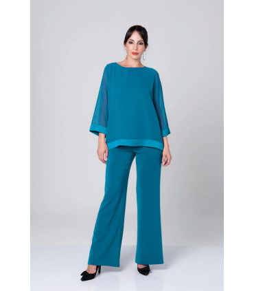 Pantalon Marlene - Azul