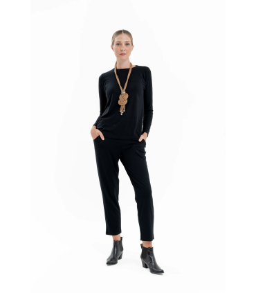 Remera Angela - Negro