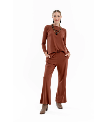 Pantalon Alessia - Terracota