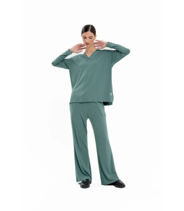 Maxi Remera Violeta - Verde