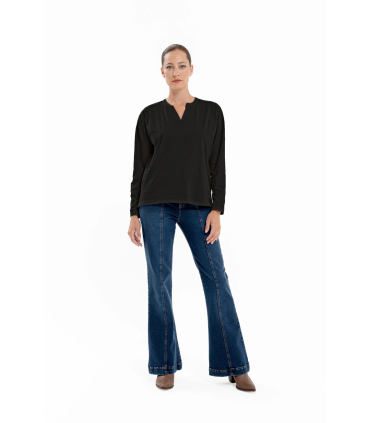 Remera Relax - Negro