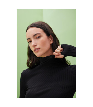Polera Shitake Negro 36/38