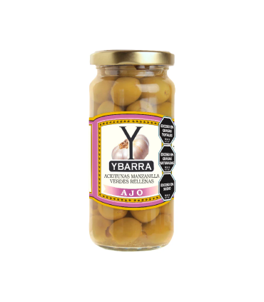 Aceitunas Rellenas - Con Ajo - 142 Gr