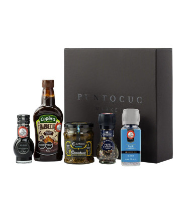 Box Tu Asado Gourmet - Negra / Picante / Black Grande