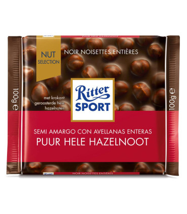 Chocolate Negro Con Avellanas Ritter Sport 100 Gr.