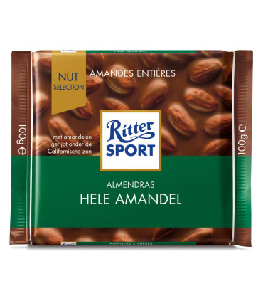 Chocolate Con Almendras Ritter Sport 100 Gr.