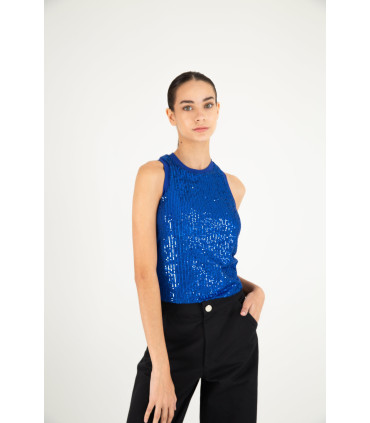 Musculosa Aby Azul