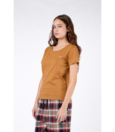 Remera Sra Smith Caramelo