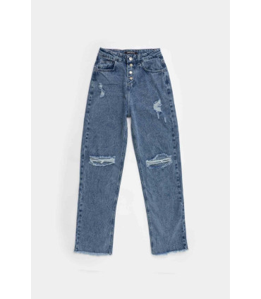 Pantalon Mujer Como Quieres Jean Straight Amber 22 36