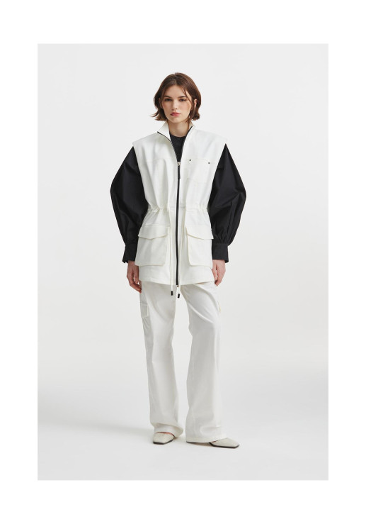 Chaleco Artico Abc Off White 40