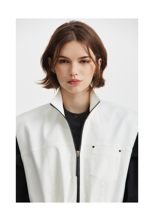 Chaleco Artico Abc Off White 40