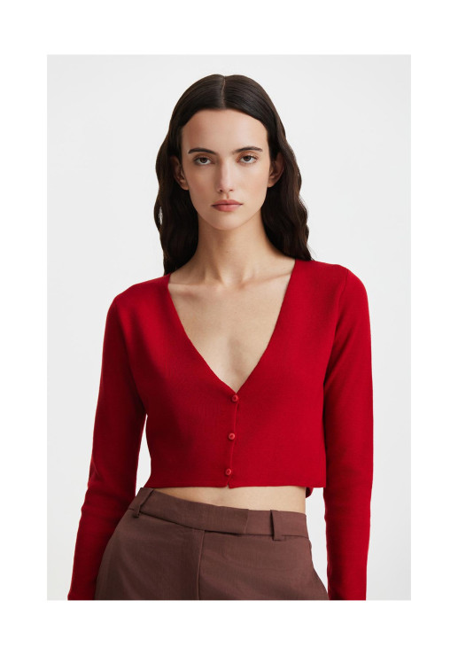 Cardigan Rimaya Rojo 38/40