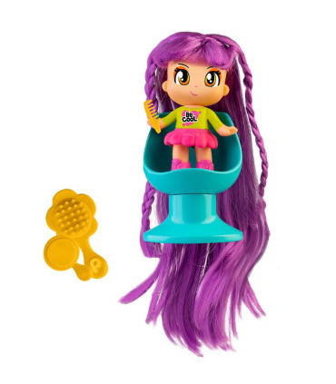Pinypon Melena Para Peinar - Pelo Violeta