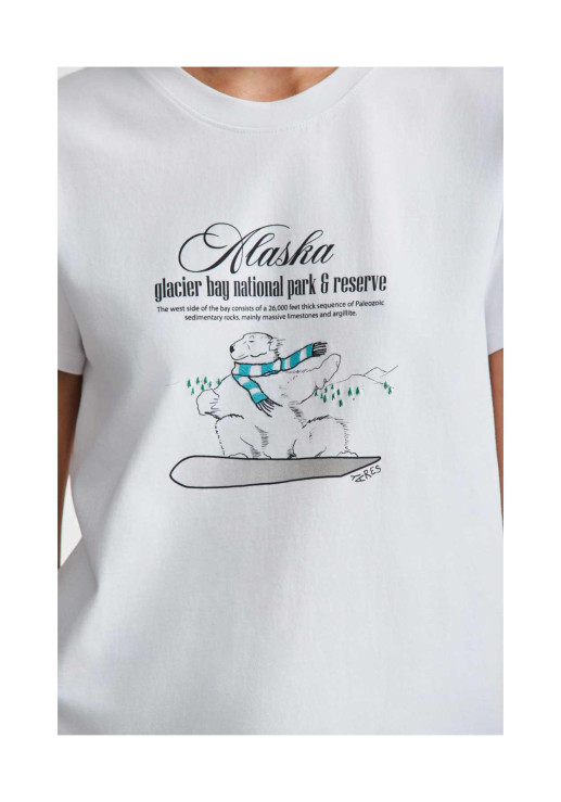 Remera Artico Blanco 36/38