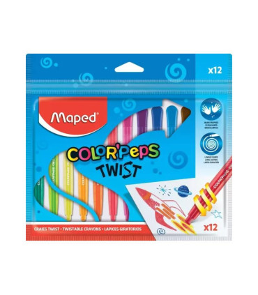Maped Crayones De Cera Twisteables X 12