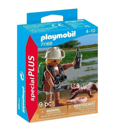 Playmobil Investigador Con Caiman