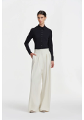Pantalon Cristal Rayado Off White 40