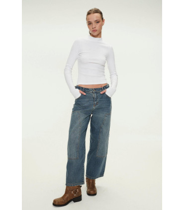 Pantalon Mujer Como Quieres Jean Wide Leg Jessie 24 34