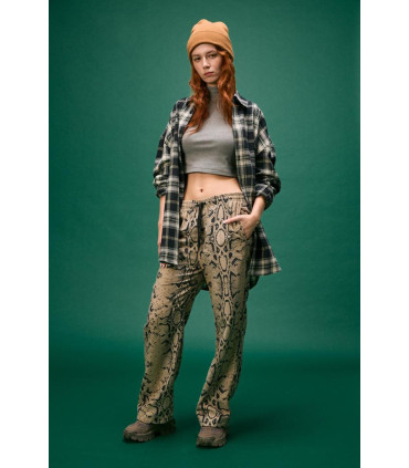 Pantalón Estampado Reptil