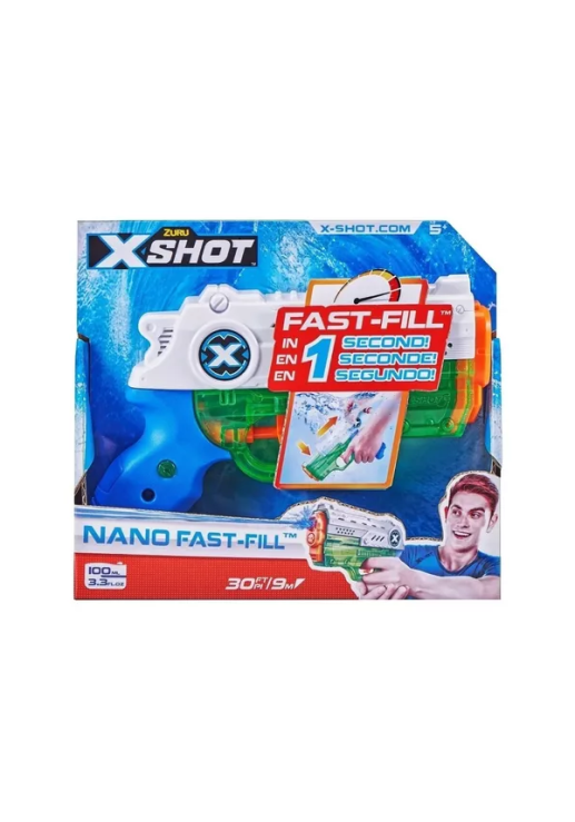 X-shot Pistola De Agua Nano Fast Fill
