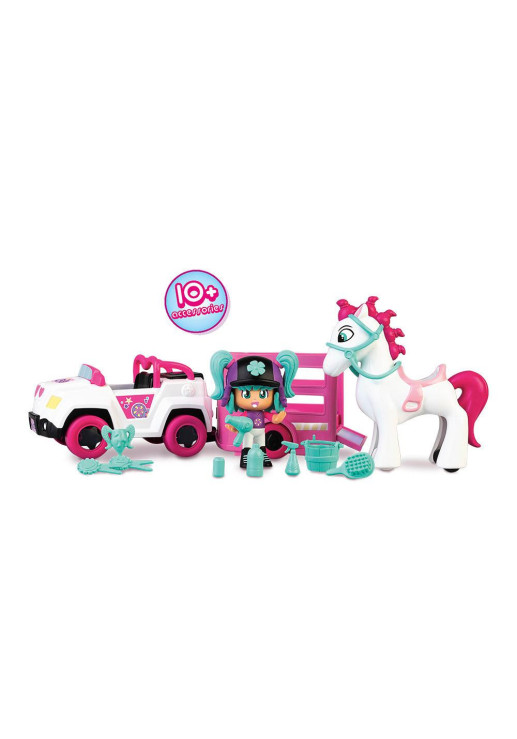 Pinypon Vehiculo Con Pony