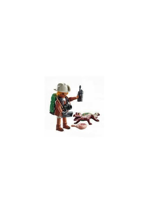 Playmobil Investigador Con Caiman